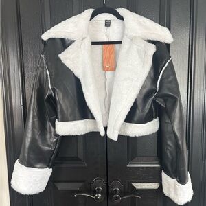 NWT Black and White Women's Jacket